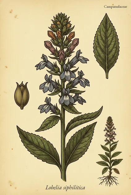 Blue lobelia