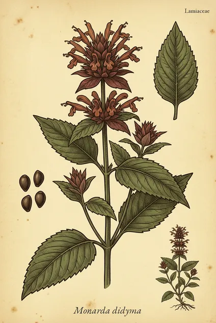 Scarlet bee balm
