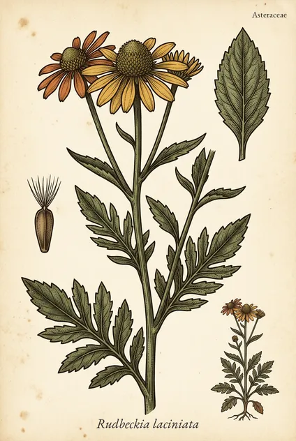 Cut leafed cornflower