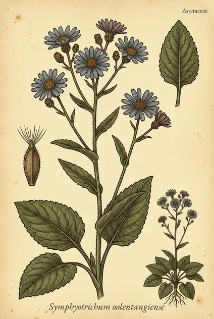 Sky blue / azure Aster